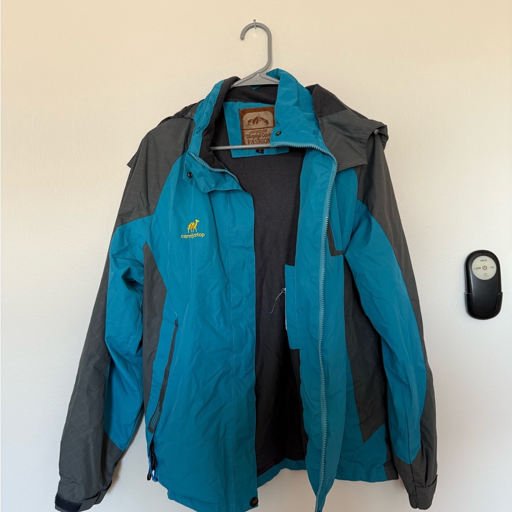 Vogue Teal and Black Sports Jacket
